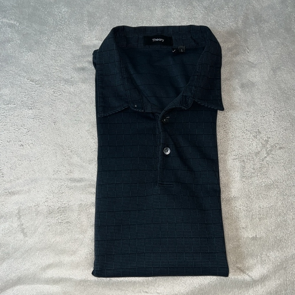 Theory Short Sleeve Polo Shirt Size XL
